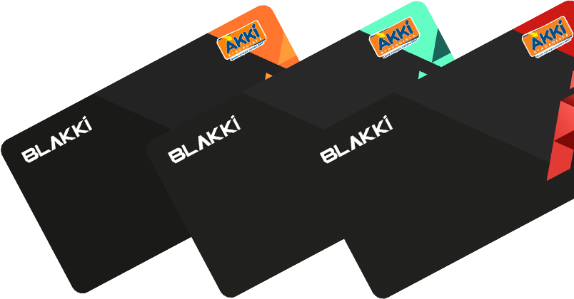 Cartão BLAKKI - Akkí Atacadista